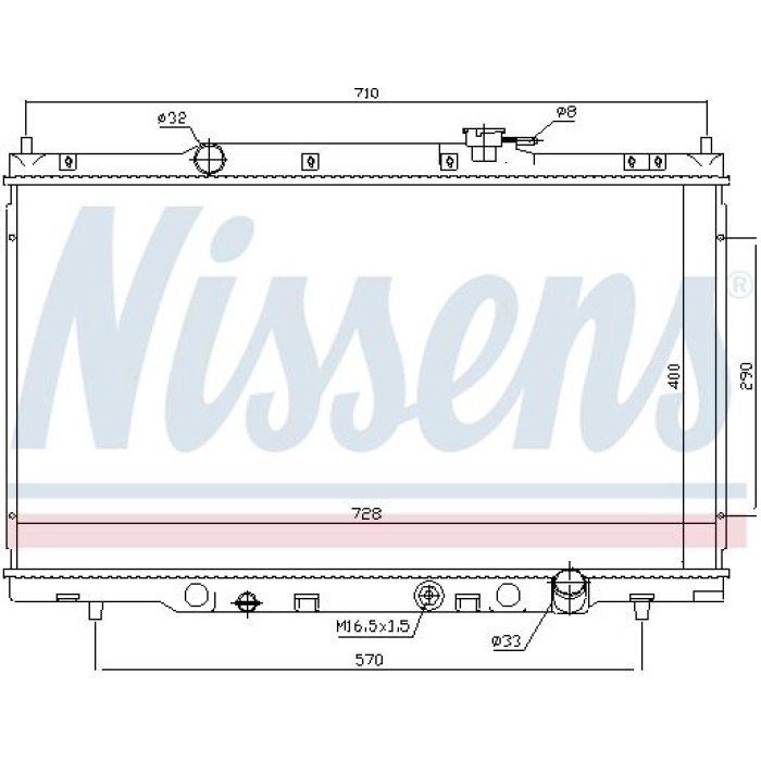 Nissens Wasserkühler PKW 68103 Nissens Wasserkühler PKW 68103