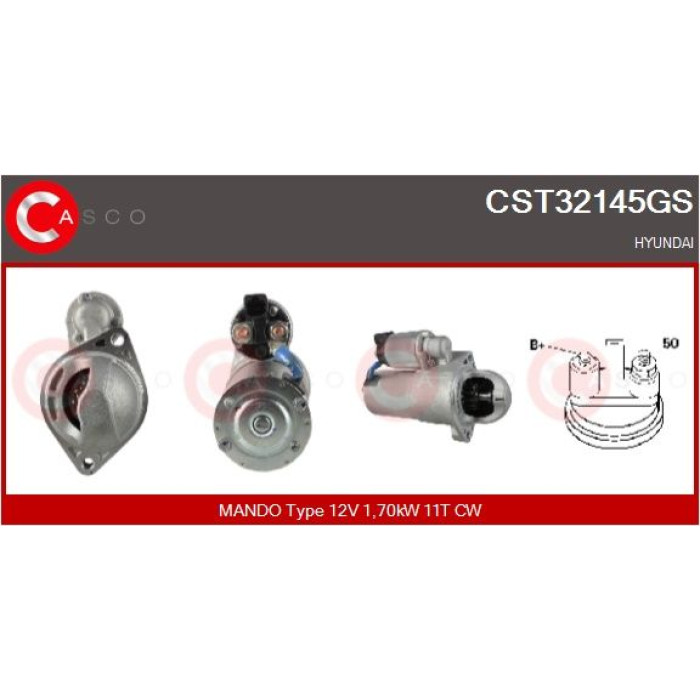 CASCO Anlasser CST32145GS CASCO Anlasser CST32145GS