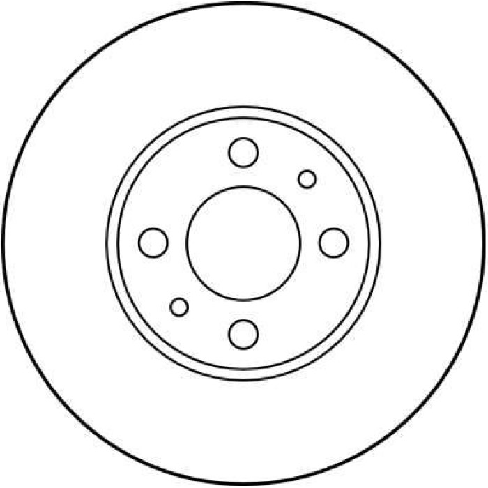TRW Bremsscheibe Fiat Stilo/Punt DF2734 TRW Bremsscheibe Fiat Stilo/Punt DF2734