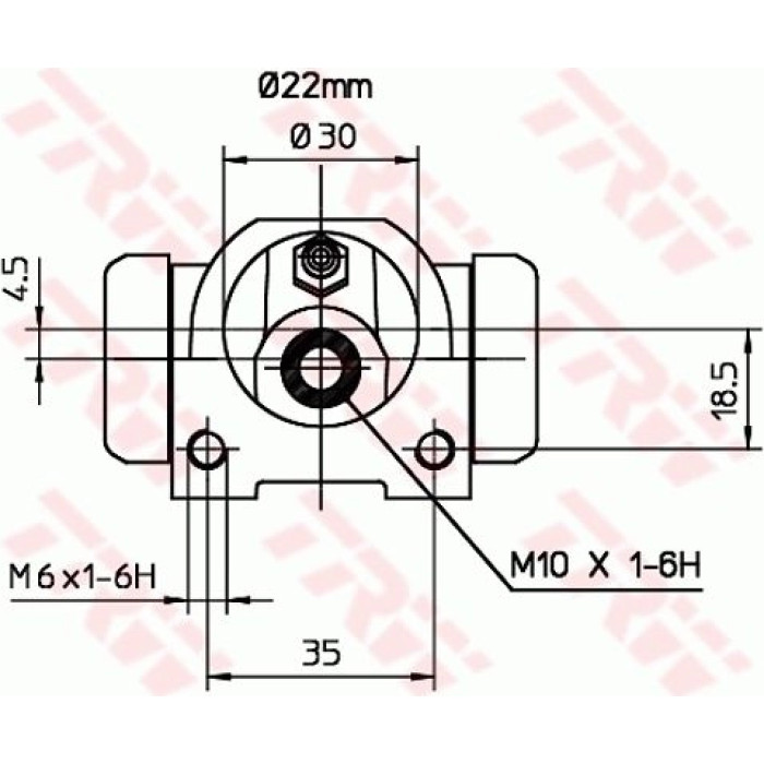 TRW Radbremszylinder BWF253 TRW Radbremszylinder BWF253