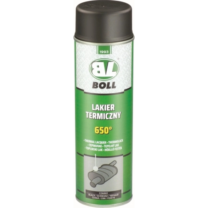 BOLL 001019 Thermolack 650°C Spray schwarz 500 ml