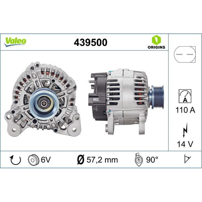 439500 Valeo Lichtmaschine 439500 439500 Valeo Lichtmaschine 439500