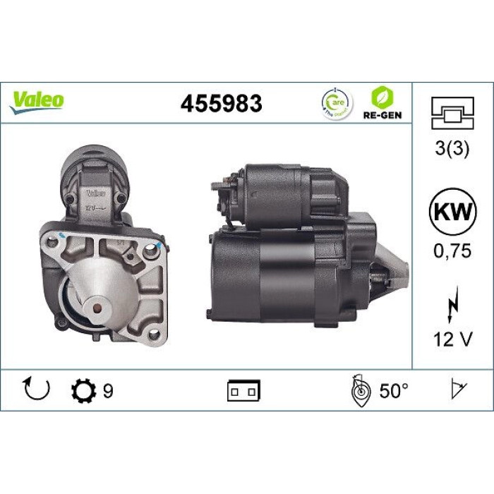 Valeo Anlasser 455983 Valeo Anlasser 455983