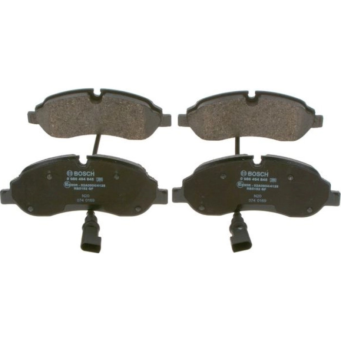 Bosch Bremsbelagsatz Vorderachse 0 986 494 845 Bosch Bremsbelagsatz Vorderachse 0 986 494 845