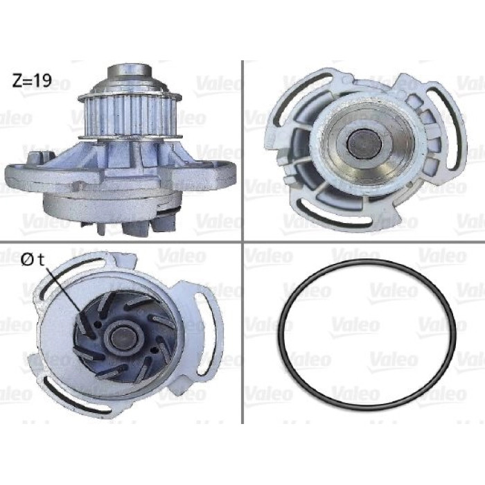Valeo Wasserpumpe / Kühlmittelpumpe 506240 Valeo Wasserpumpe / Kühlmittelpumpe 506240
