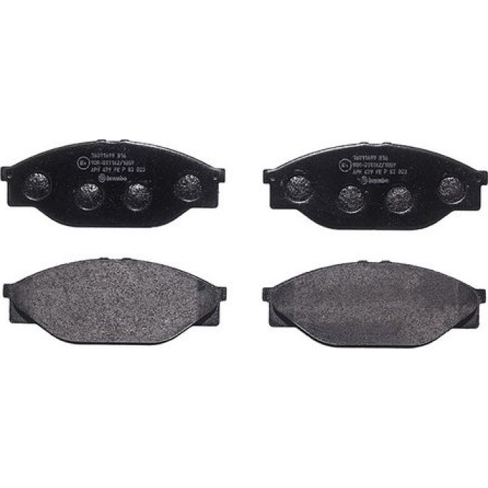 P 83 023 Brembo Prime Bremsbelagsatz Vorderachse – P 83 023 – 140 x 55 x 16 mm – Bremssystem Sumitomo – OE Nummer 0446523040
