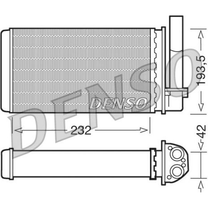 Denso Wärmetauscher DRR21003