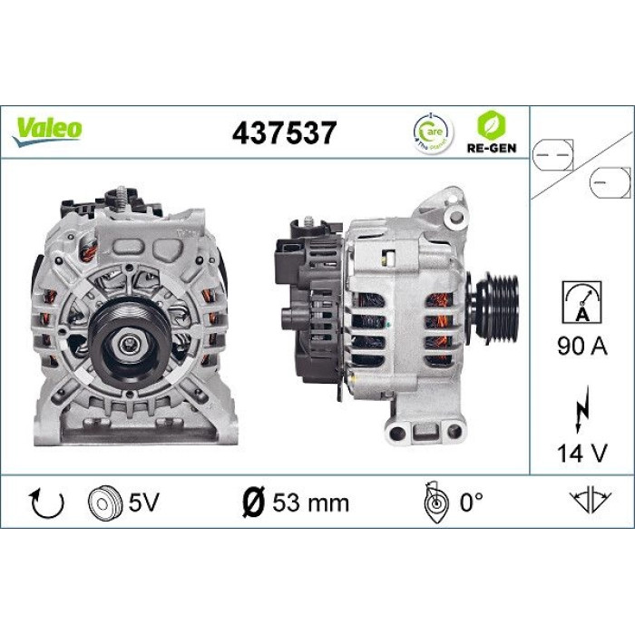 Valeo Lichtmaschine 437537 Valeo Lichtmaschine 437537
