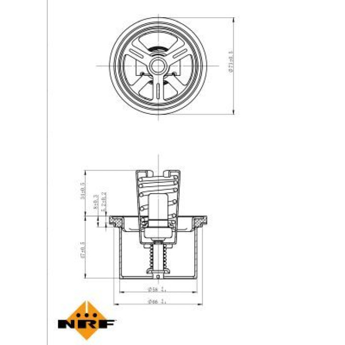 NRF Thermostat 725020 NRF Thermostat 725020