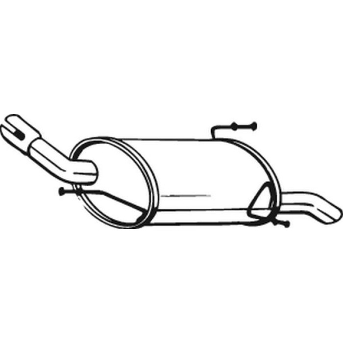 Bosal Schalldämpfer 185-947 Bosal Schalldämpfer 185-947