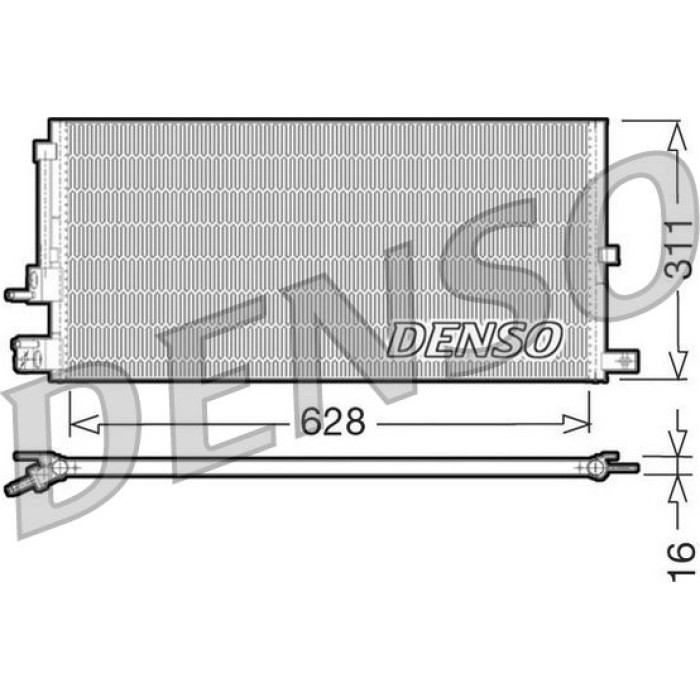 Denso Klimakondensator DCN11007 Denso Klimakondensator DCN11007