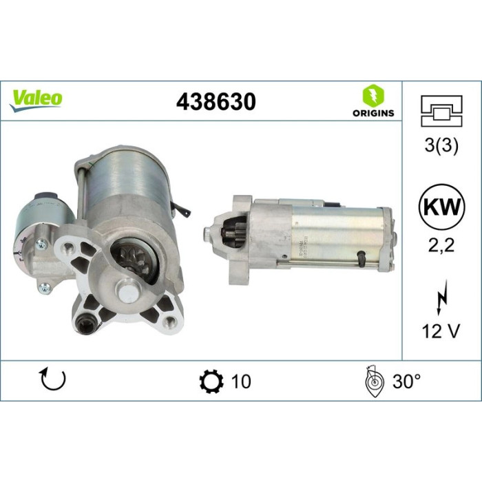 Valeo Anlasser 438630
