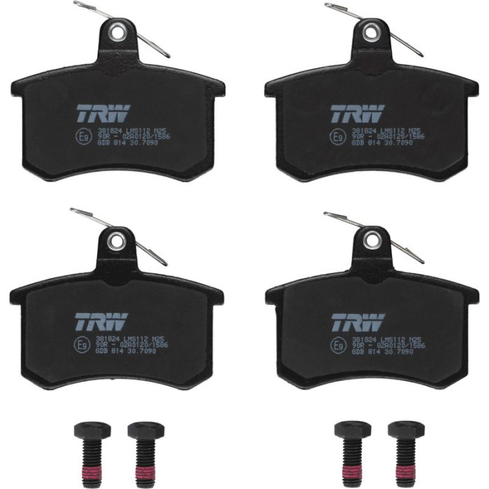 GDB814 TRW Bremsbeläge GDB814 GDB814 TRW Bremsbeläge GDB814