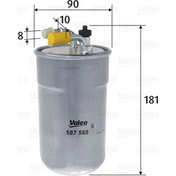 Valeo Kraftstofffilter 587568 Valeo Kraftstofffilter 587568