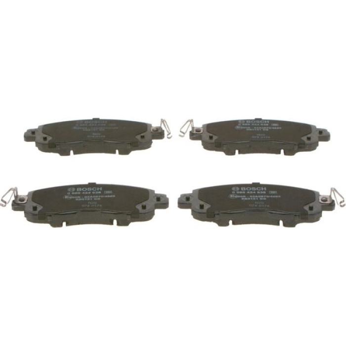 Bosch Bremsbelagsatz 0 986 424 638 Bosch Bremsbelagsatz 0 986 424 638
