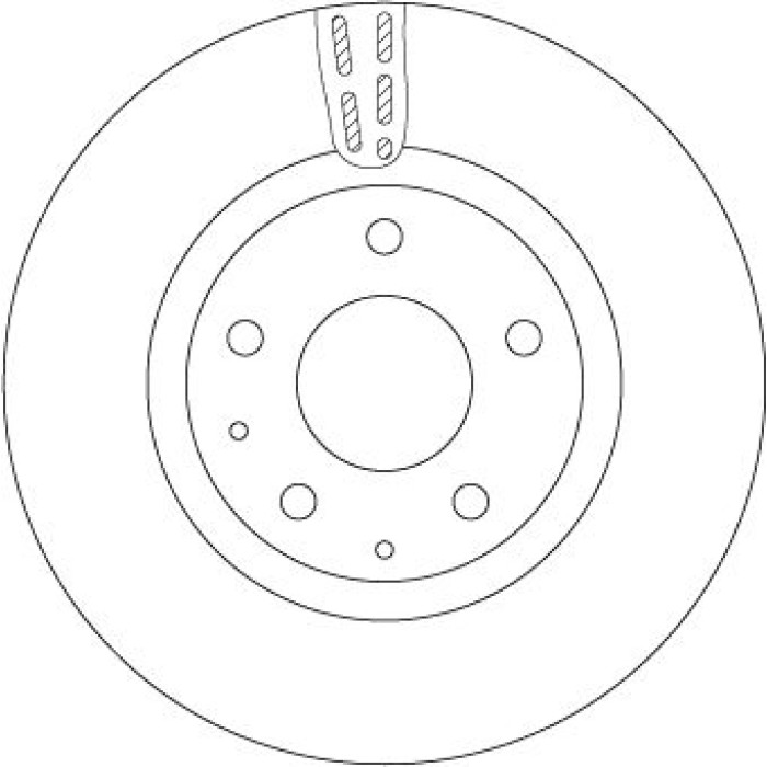 TRW Bremsscheibe DF6575 TRW Bremsscheibe DF6575