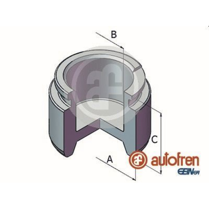Kolben, Bremssattel D025318 Kolben, Bremssattel D025318