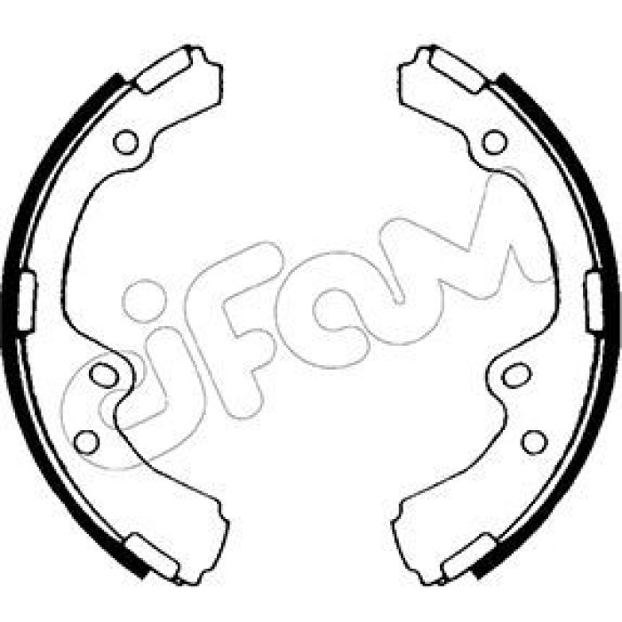 153-414 CIFAM Bremsbackensatz 153-414