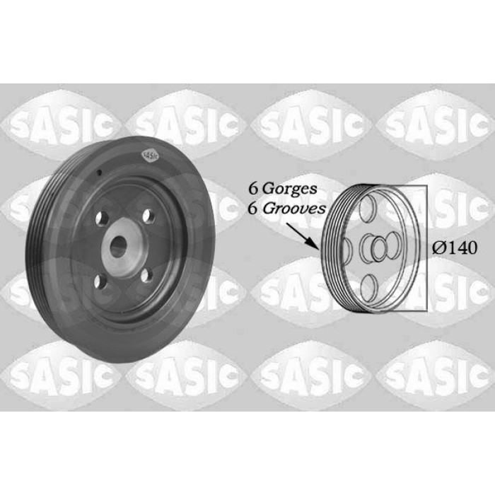 SASIC Riemenscheibe, Kurbelwelle 2156005 SASIC Riemenscheibe, Kurbelwelle 2156005
