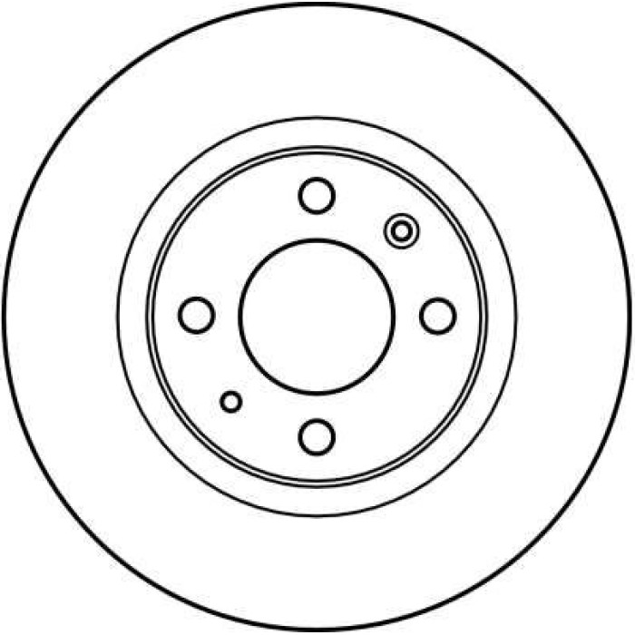 TRW Bremsscheibe DF2577 TRW Bremsscheibe DF2577
