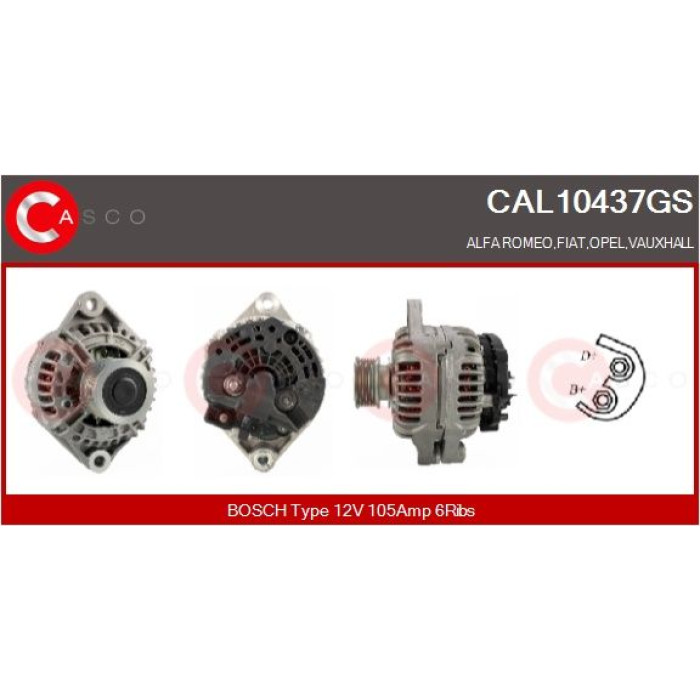 CASCO Generator CAL10437GS