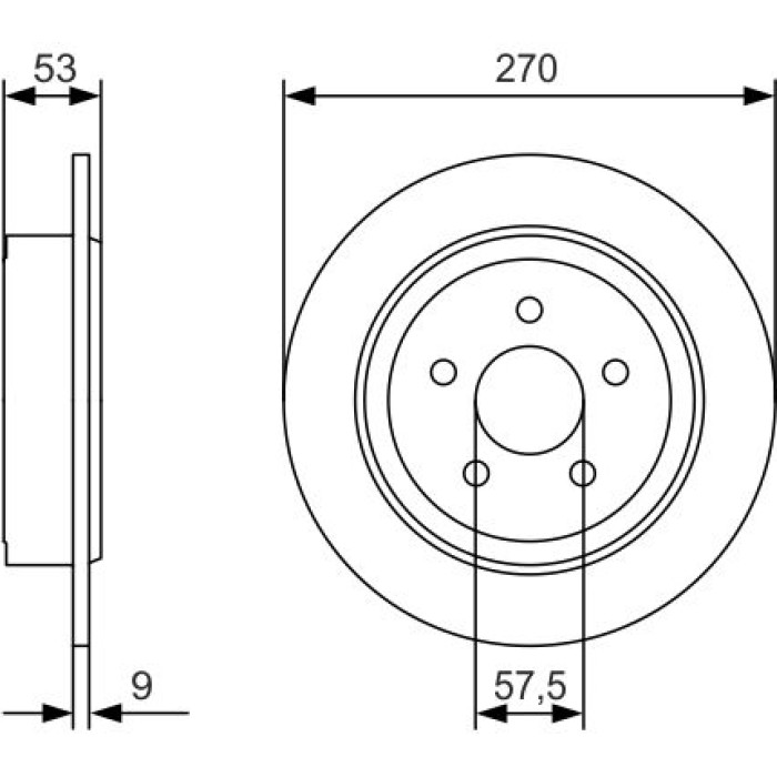 Bosch Bremsscheibe 0 986 479 A79 Bosch Bremsscheibe 0 986 479 A79