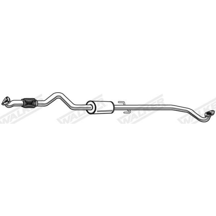 Walker Mittelschalldämpfer 23677