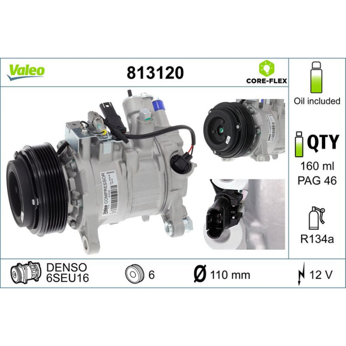 Valeo Klimakompressor 813120