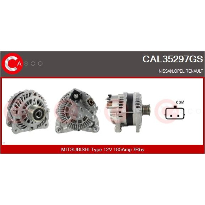 CASCO Generator CAL35297GS CASCO Generator CAL35297GS