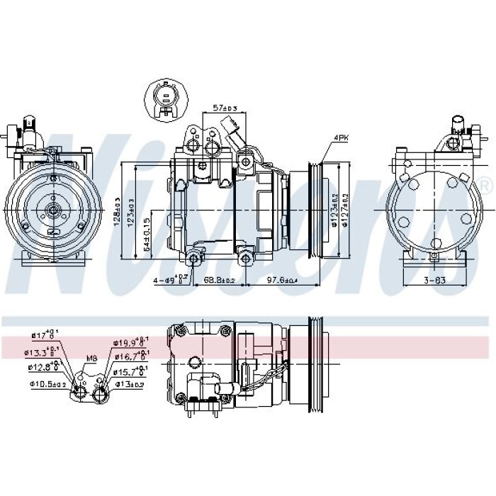 Nissens Klimakompressor PKW 89264 Nissens Klimakompressor PKW 89264