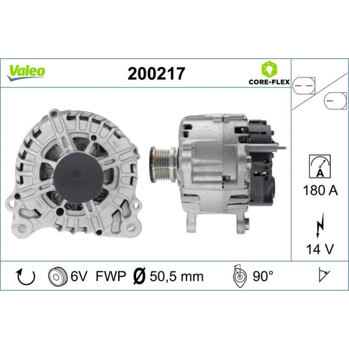 Valeo Lichtmaschine 200217 Valeo Lichtmaschine 200217