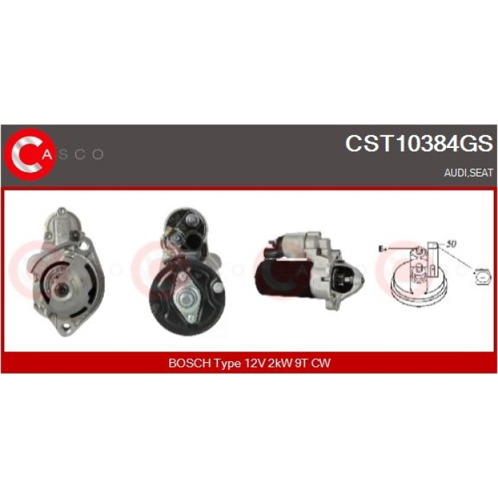 CASCO Anlasser CST10384GS