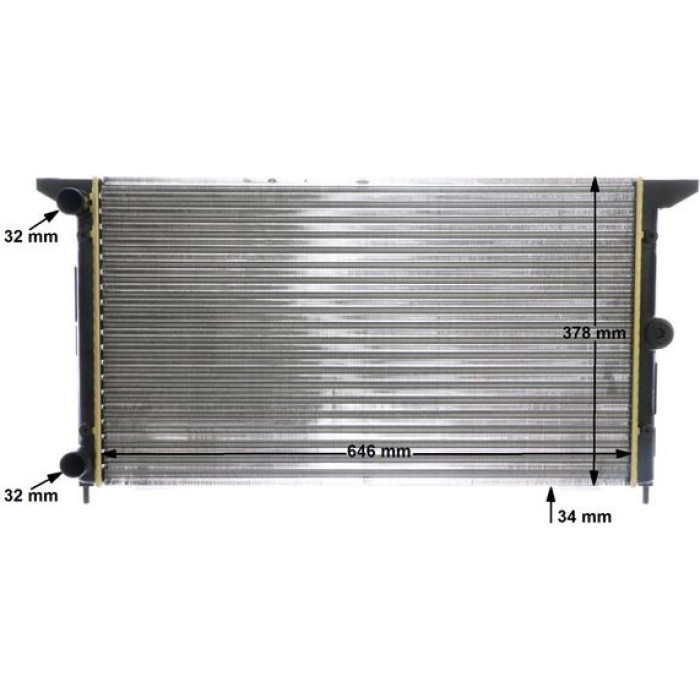 Kühler, Motorkühlung CR 607 000S Kühler, Motorkühlung CR 607 000S