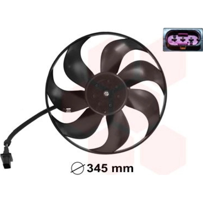 Van Wezel Kühlerlüfter 5825745 Van Wezel Kühlerlüfter 5825745