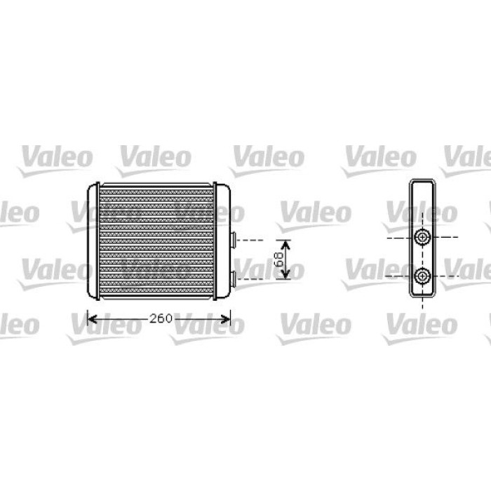 Valeo Wärmetauscher 812285 Valeo Wärmetauscher 812285
