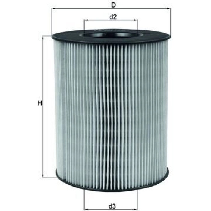 MAHLE Luftfilter LX 794 MAHLE Luftfilter LX 794