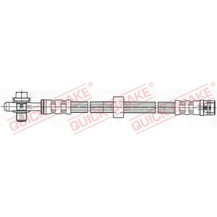 Quick Brake Bremsschlauch 50.104X Quick Brake Bremsschlauch 50.104X