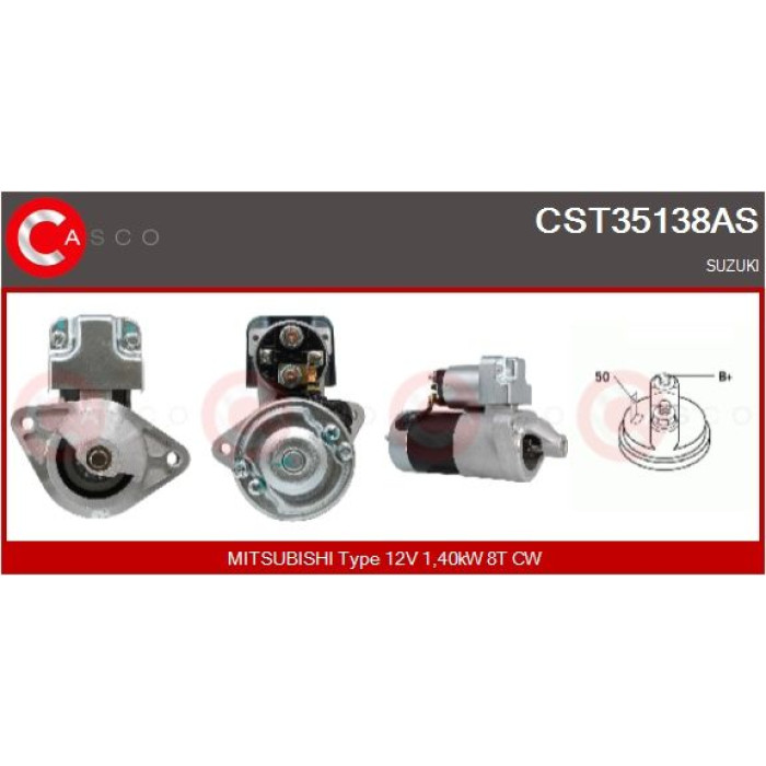 CASCO Anlasser CST35138AS CASCO Anlasser CST35138AS