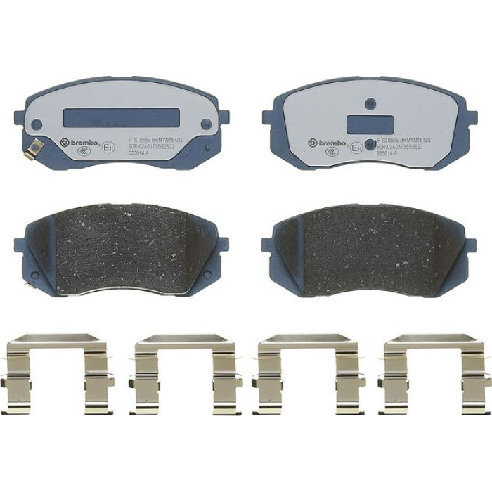 P 30 056E Brembo Beyond EV Bremsbelagsatz Vorderachse – P 30 056E – 138 x 61 x 18 mm – Bremssystem Mando – OE Nummer 58101E4A10 P 30 056E Brembo Beyond EV Bremsbelagsatz Vorderachse – P 30 056E – 138 x 61 x 18 mm – Bremssystem Mando – OE Nummer 58101E4A10
