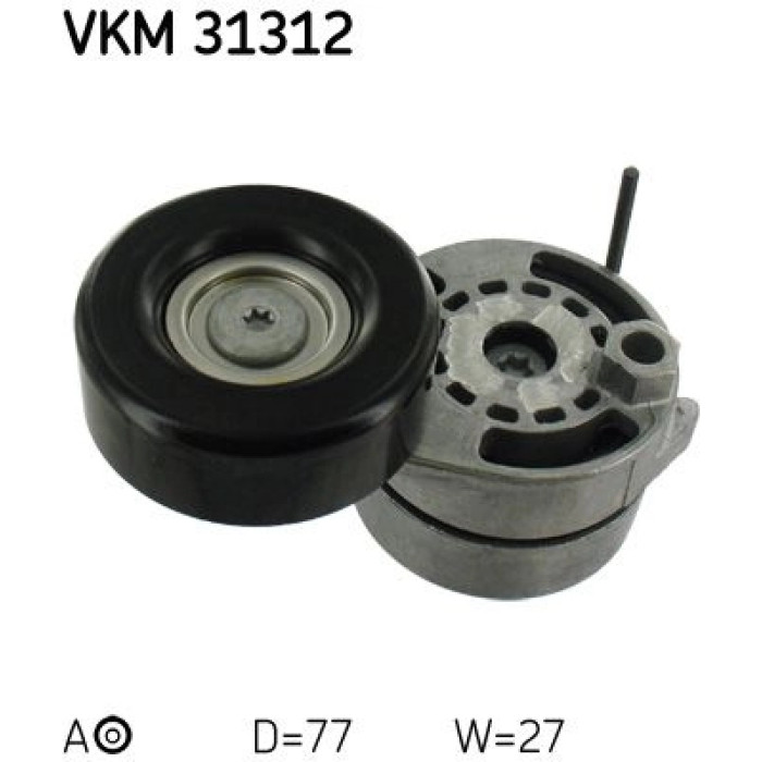 SKF Keilrippenriemen-Umlenkrolle VKM 31312 SKF Keilrippenriemen-Umlenkrolle VKM 31312