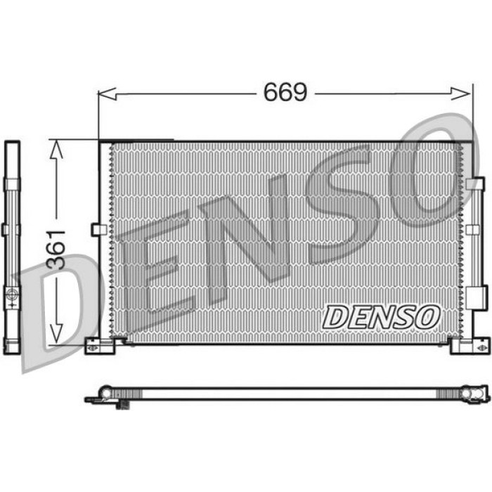 Denso Klimakondensator DCN10012 Denso Klimakondensator DCN10012