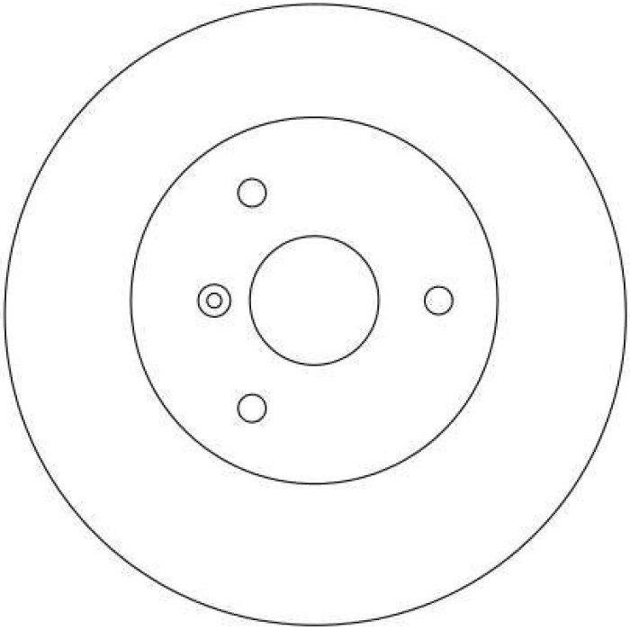 TRW Bremsscheibe Smart P. Fortwo 07 DF4135 TRW Bremsscheibe Smart P. Fortwo 07 DF4135