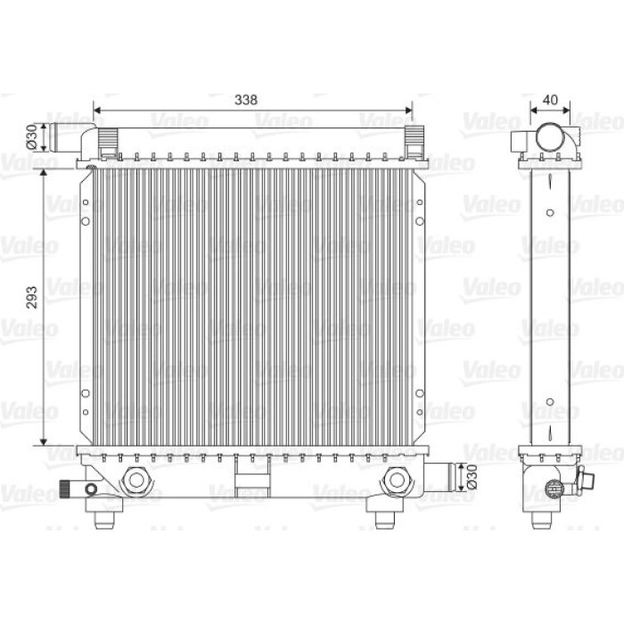 Valeo Motorkühler 701590