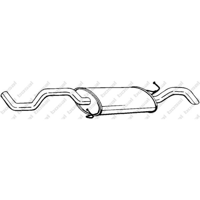 Bosal Schalldämpfer 281-373 Bosal Schalldämpfer 281-373