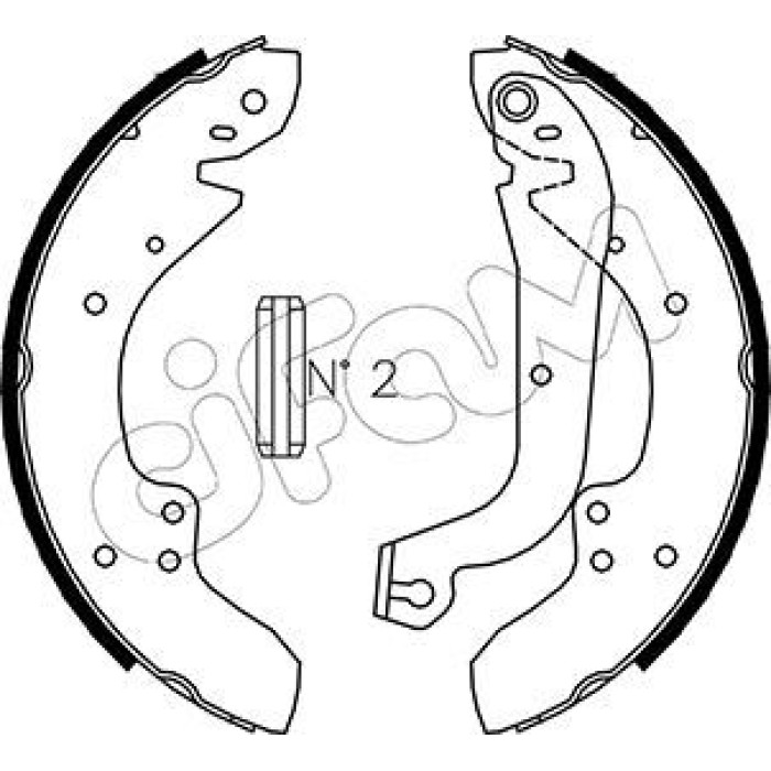 CIFAM Bremsbackensatz 153-062 CIFAM Bremsbackensatz 153-062