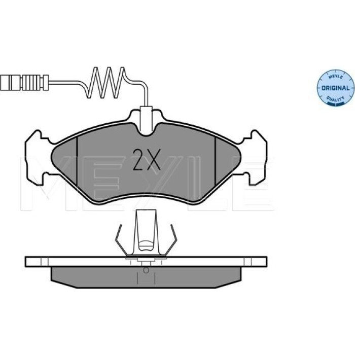 MEYLE Bremsbelagsatz Mercedes-Benz Sprinter 252162117 MEYLE Bremsbelagsatz Mercedes-Benz Sprinter 252162117