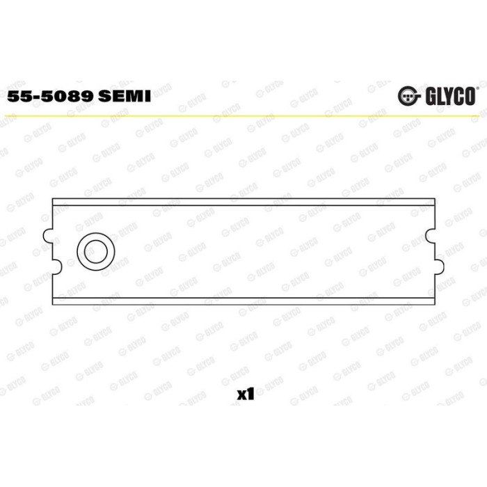 GLYCO Lagerbuchse, Pleuel 55-5089 SEMI