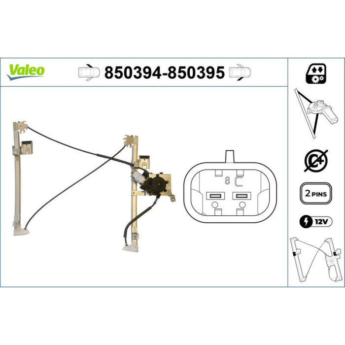 VALEO 850394 Fensterheber VALEO 850394 Fensterheber