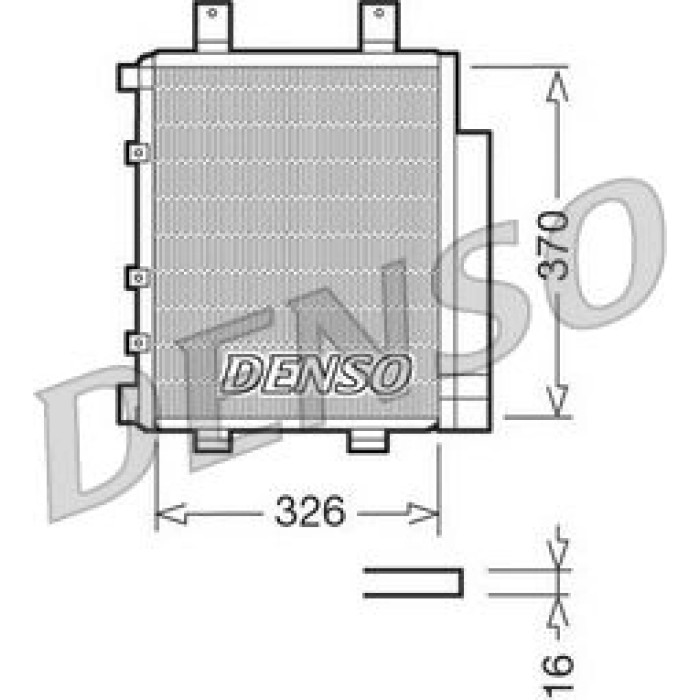 Denso Klimakondensator DCN35003 Denso Klimakondensator DCN35003