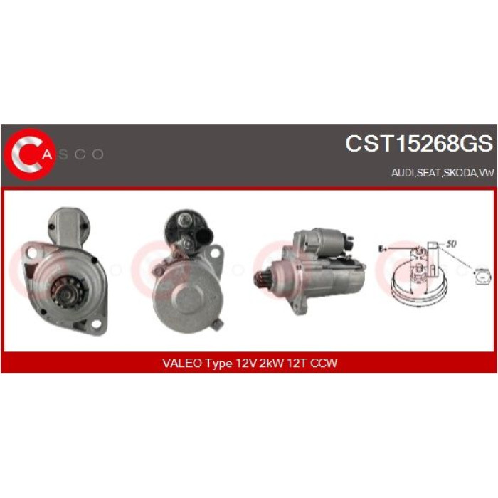 CASCO Anlasser CST15268GS CASCO Anlasser CST15268GS